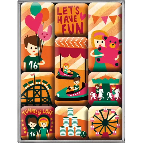 nostalgic-art-let-s-have-fun-set-magneti-decorativi-7x9x2-cm-con-box-regalo image 1