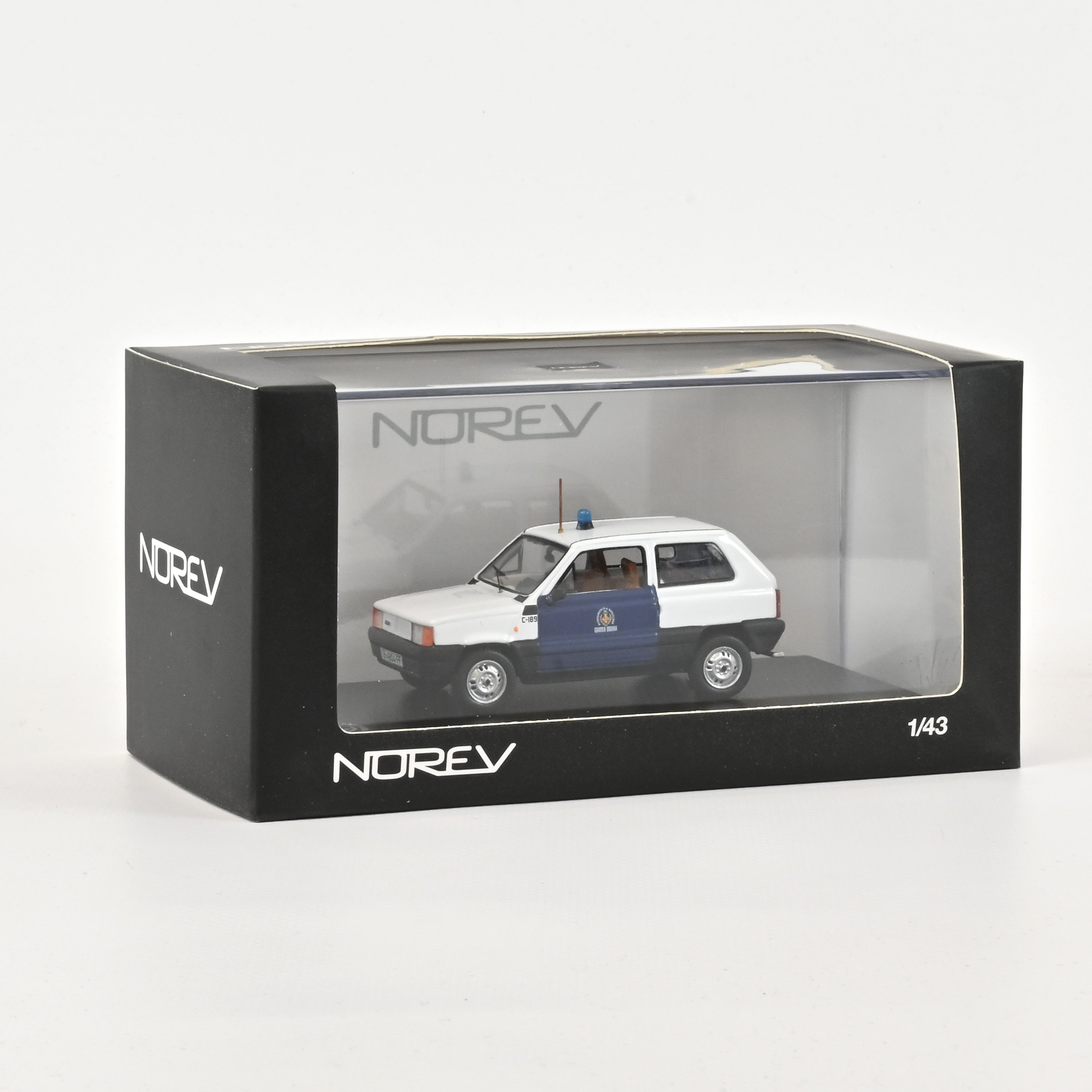 norev-seat-panda-1981-guardia-urbana-modellino-polizia-1-43 image 1