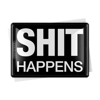 nostalgic-art-shit-happens-biglietto-in-metallo-10x14-cm image 2