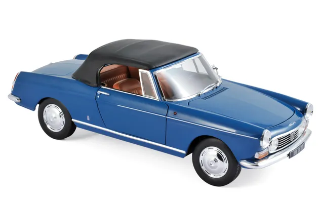 norev-peugeot-404-cabriolet-1967-blu-mendoza-1-18 image 1