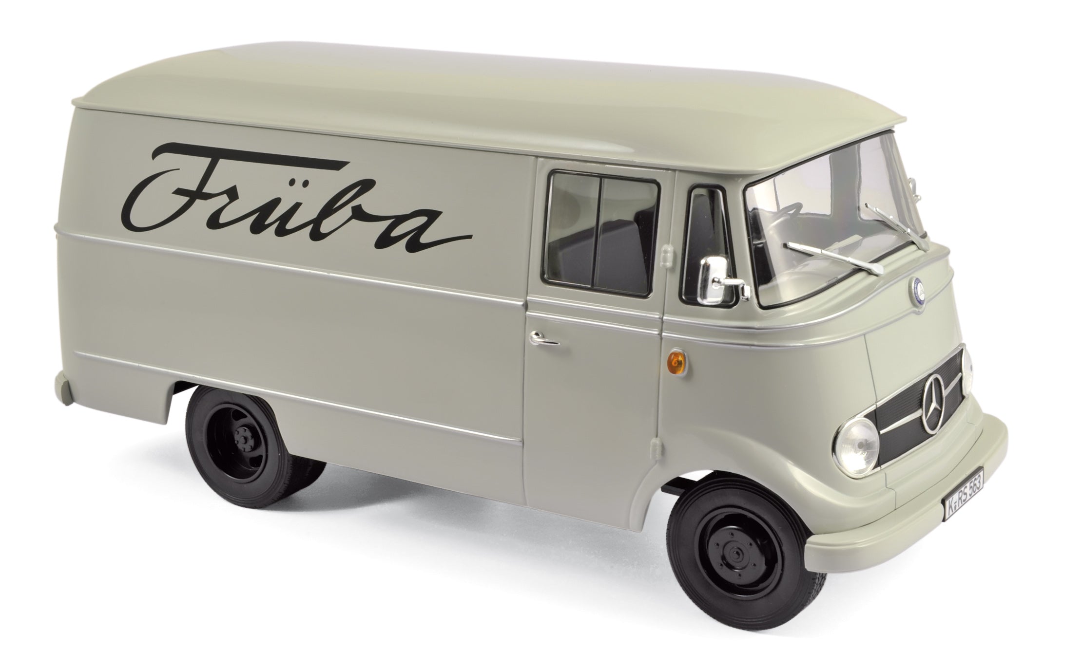 norev-mercedes-benz-l319-van-1957-fr-ba-modellino-die-cast-1-18 image 1