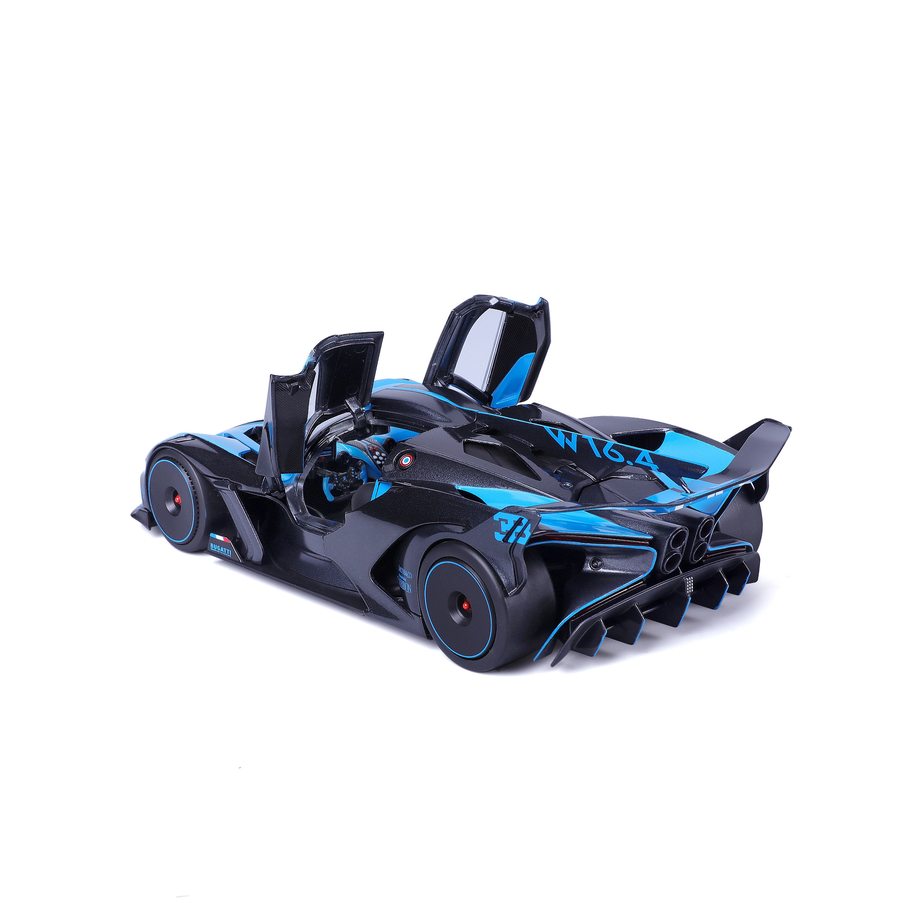 bburago-bugatti-bolide-scala-1-18-blu-e-nero image 4