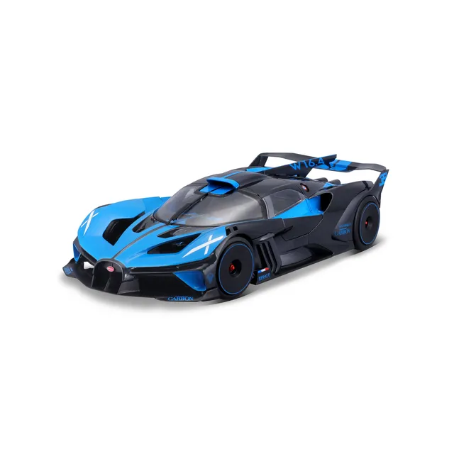 bburago-bugatti-bolide-scala-1-18-blu-e-nero image 1