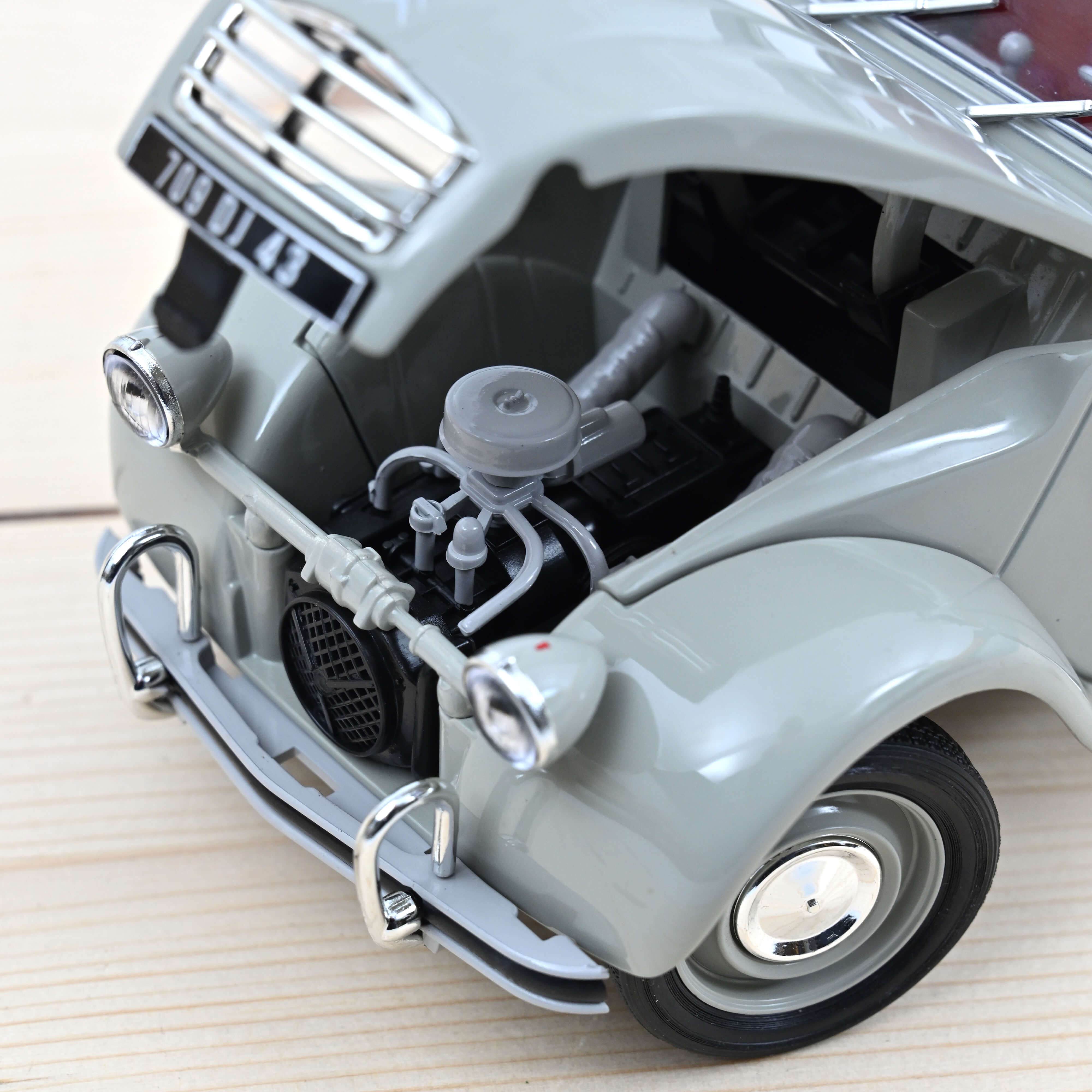 norev-citro-n-2cv-azam-1966-gris-ros-1-17-modellino-jet-car-apribile image 2