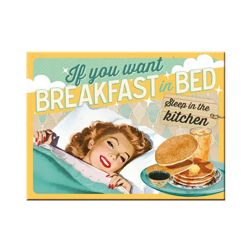nostalgic-art-breakfast-in-bed-calamita-da-frigo-6x8-cm-2 image 1
