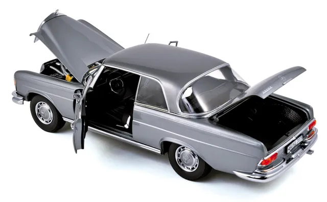 norev-mercedes-benz-280-se-coup-1969-modellino-auto-1-18-grigio image 1
