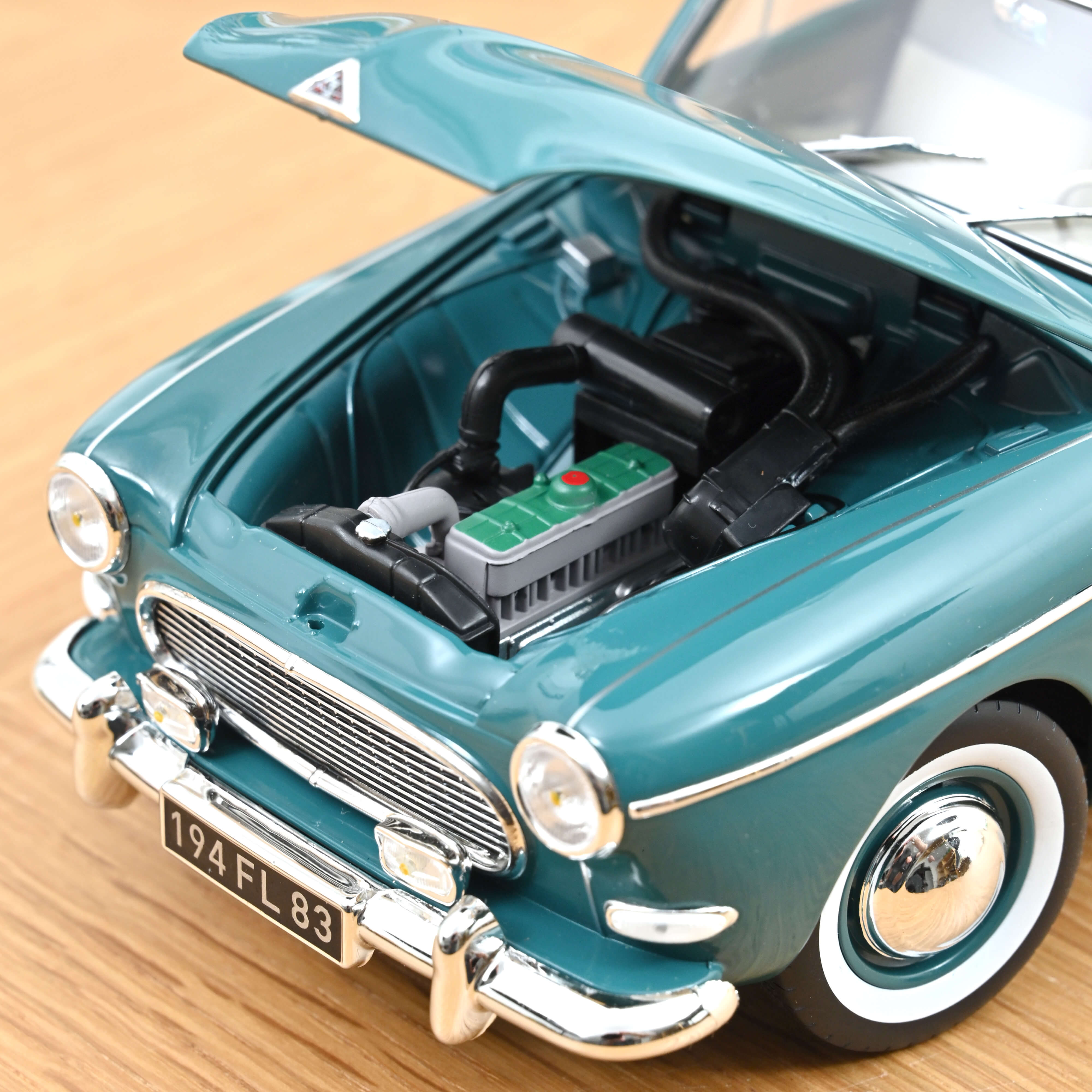 norev-renault-fr-gate-1960-automodello-1-18-verde-s-vign-con-aperture image 5