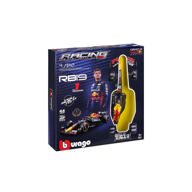 bburago-model-kit-red-bull-rb19-2023-1-verstappen-monoposto-f1-da-costruire-scal image 1