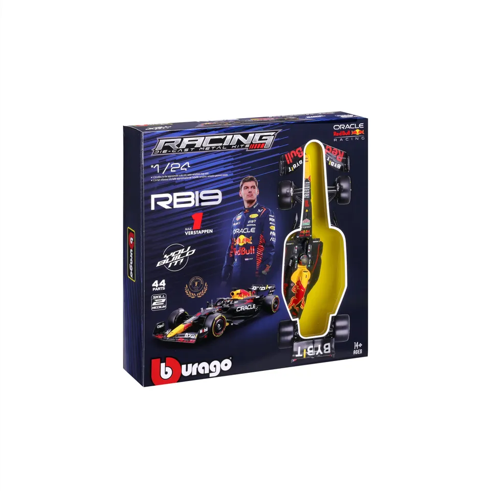 bburago-model-kit-red-bull-rb19-2023-1-verstappen-monoposto-f1-da-costruire-scal image 1