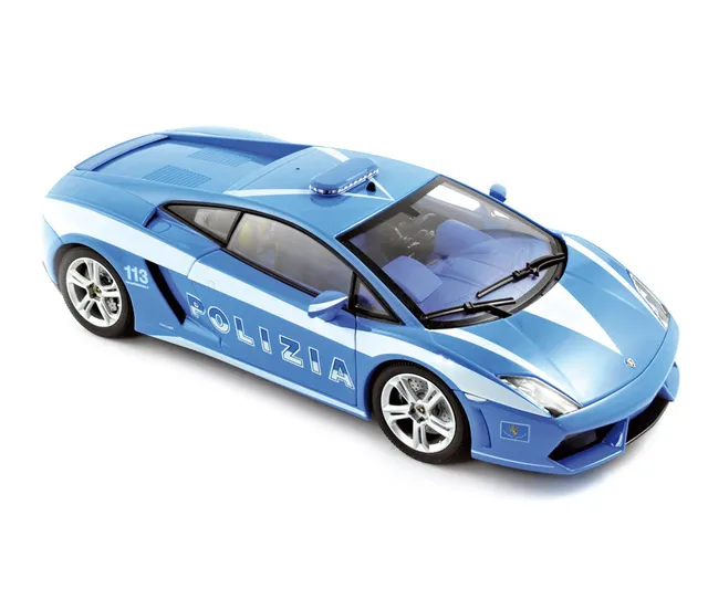 norev-lamborghini-gallardo-lp560-4-2009-polizia-modellino-auto-1-43 image 1