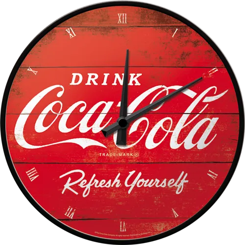 nostalgic-art-coca-cola-logo-red-orologio-da-parete-31-cm image 1