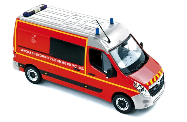 norev-opel-movano-2010-automodello-1-43-pompiers-vsav image 1