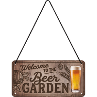 nostalgic-art-welcome-to-the-beer-garden-insegna-in-metallo-da-appendere-10x20-c image 2