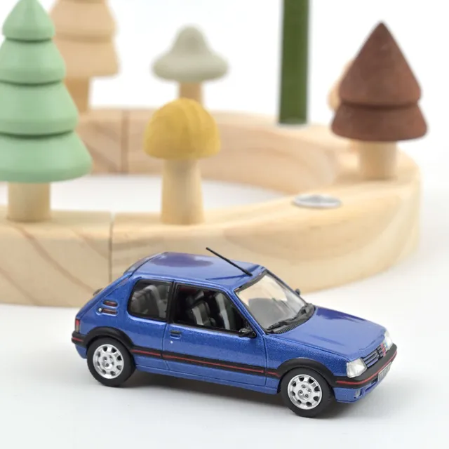 norev-peugeot-205-gti-1-9-1992-blu-miami-1-43-modellino-auto-sportiva image 1