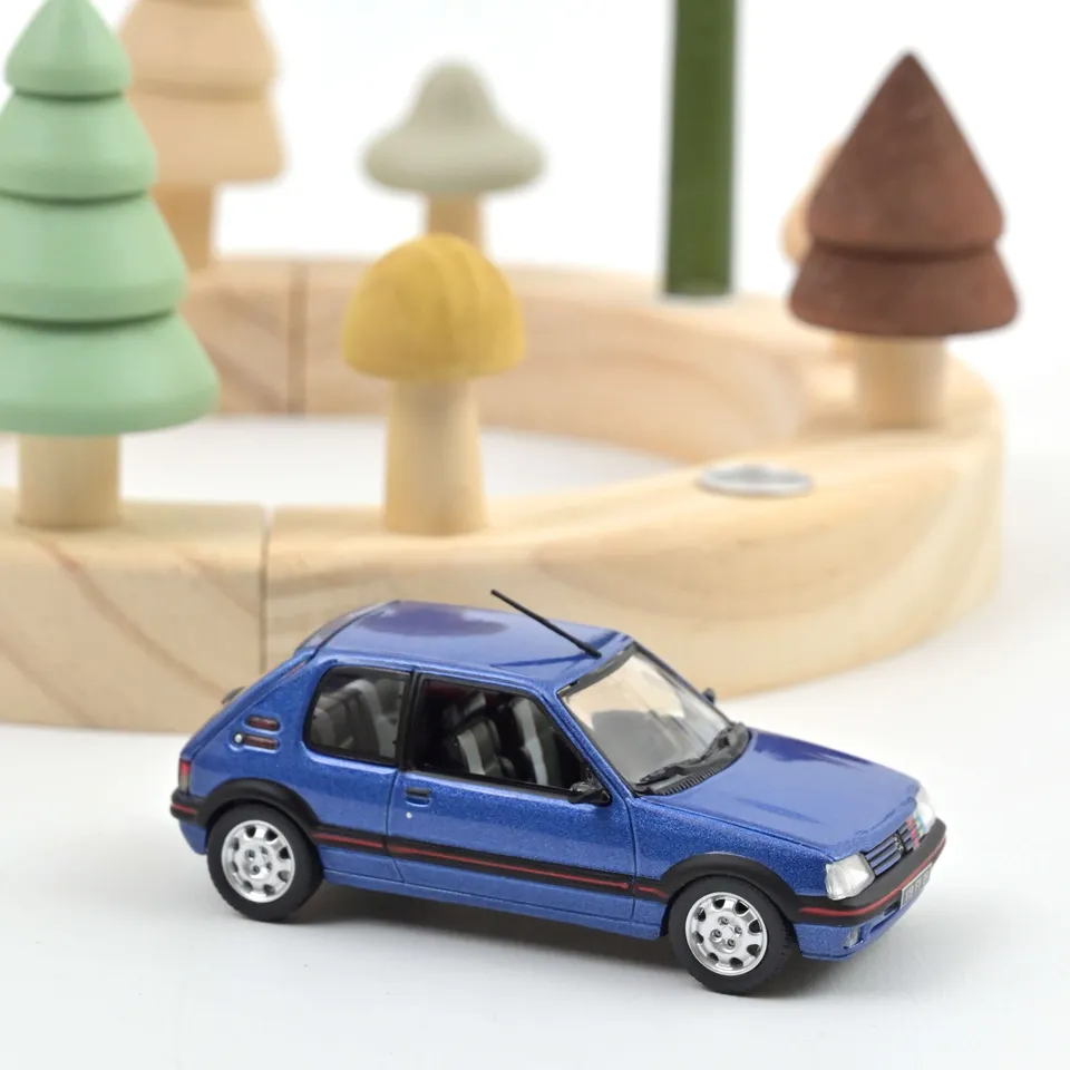 norev-peugeot-205-gti-1-9-1992-blu-miami-1-43-modellino-auto-sportiva image 1