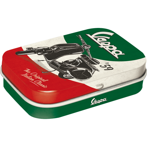 nostalgic-art-vespa-the-italian-classic-pocket-box-porta-pillole-6x4-cm image 1