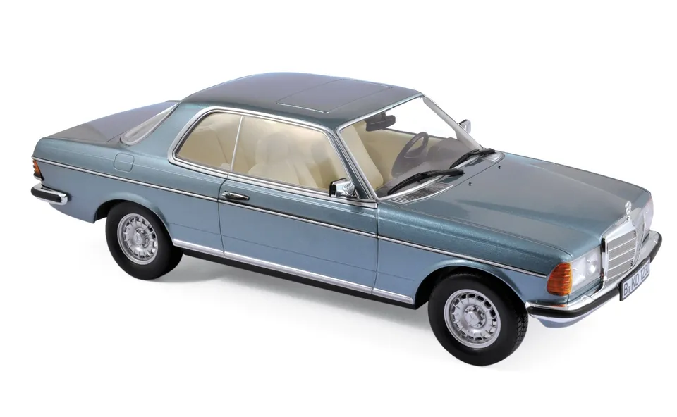 norev-mercedes-benz-280-ce-1980-blu-argento-metallizzato-1-18-modellino-coup-you image 1