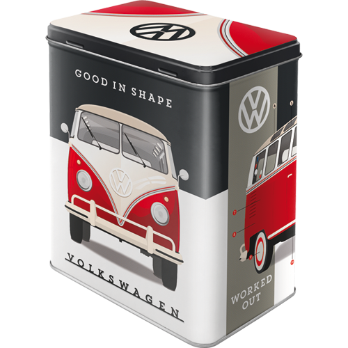 nostalgic-art-vw-good-in-shape-scatola-in-metallo-l-3-litri-10x14x20-cm image 2