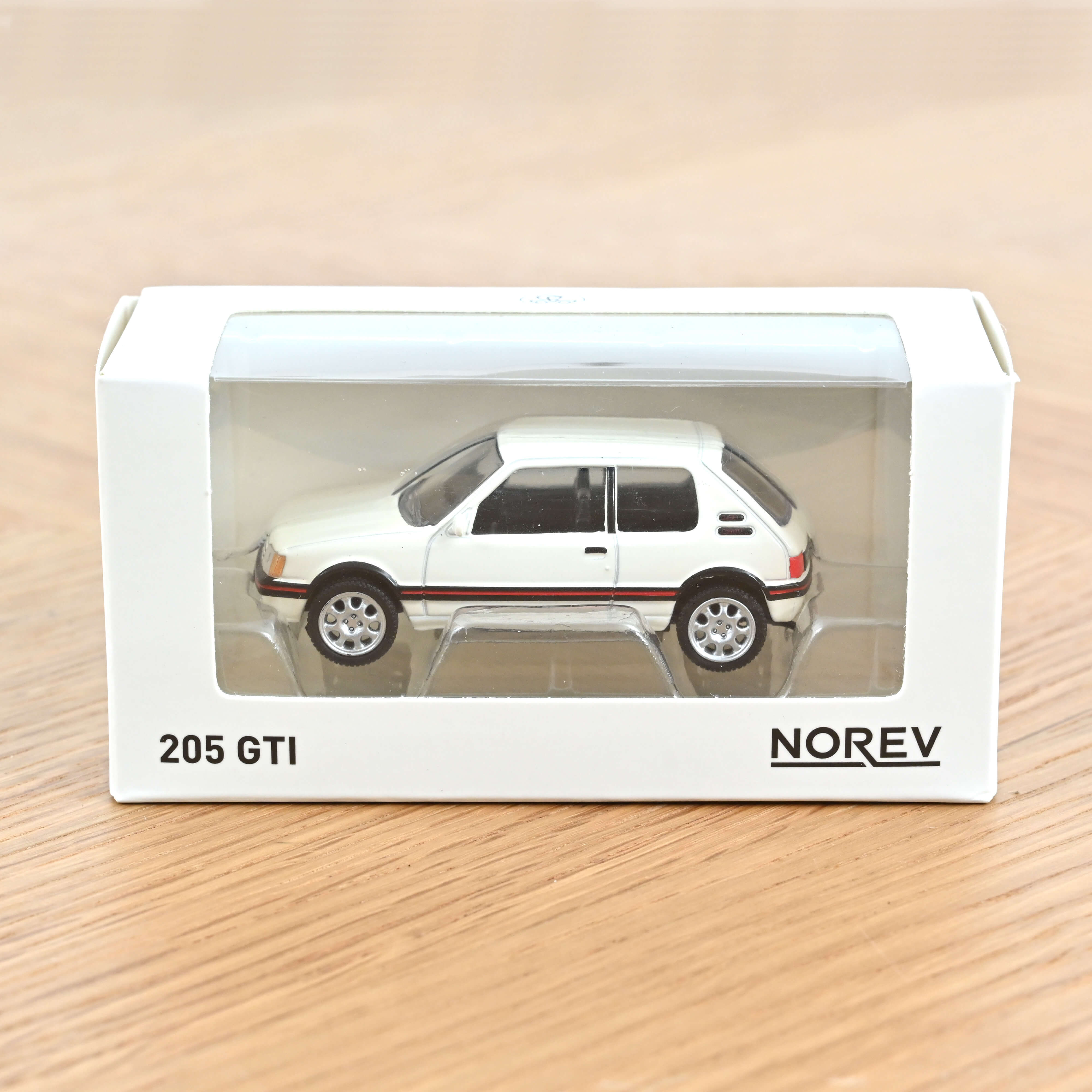norev-peugeot-205-gti-1988-bianco-meije-modellino-auto-1-54 image 2