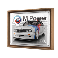 nostalgic-art-bmw-motorsport-m-power-e30-targa-in-metallo-30x40-cm-2 image 6