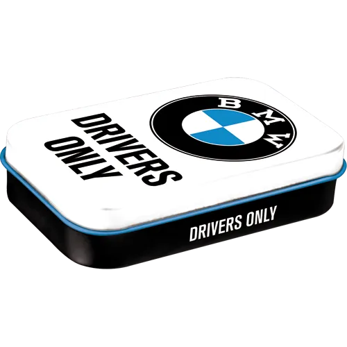 nostalgic-art-bmw-drivers-only-scatola-mentine-xl-8x6x2-cm image 1