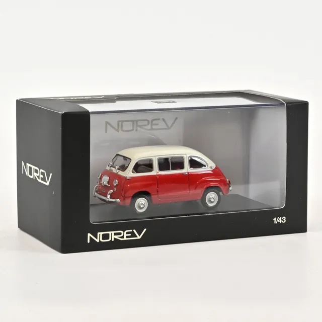 norev-fiat-600-multipla-1963-modellino-auto-1-43-rosso-2 image 1