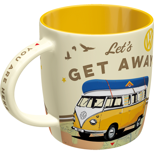 nostalgic-art-volkswagen-vw-bulli-let-s-get-away-tazza-in-ceramica-330-ml image 6