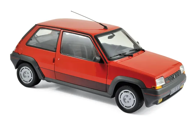 norev-renault-supercinq-gt-turbo-1986-modellino-auto-1-18-rossa image 1
