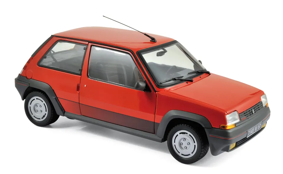 norev-renault-supercinq-gt-turbo-1986-modellino-auto-1-18-rossa image 1