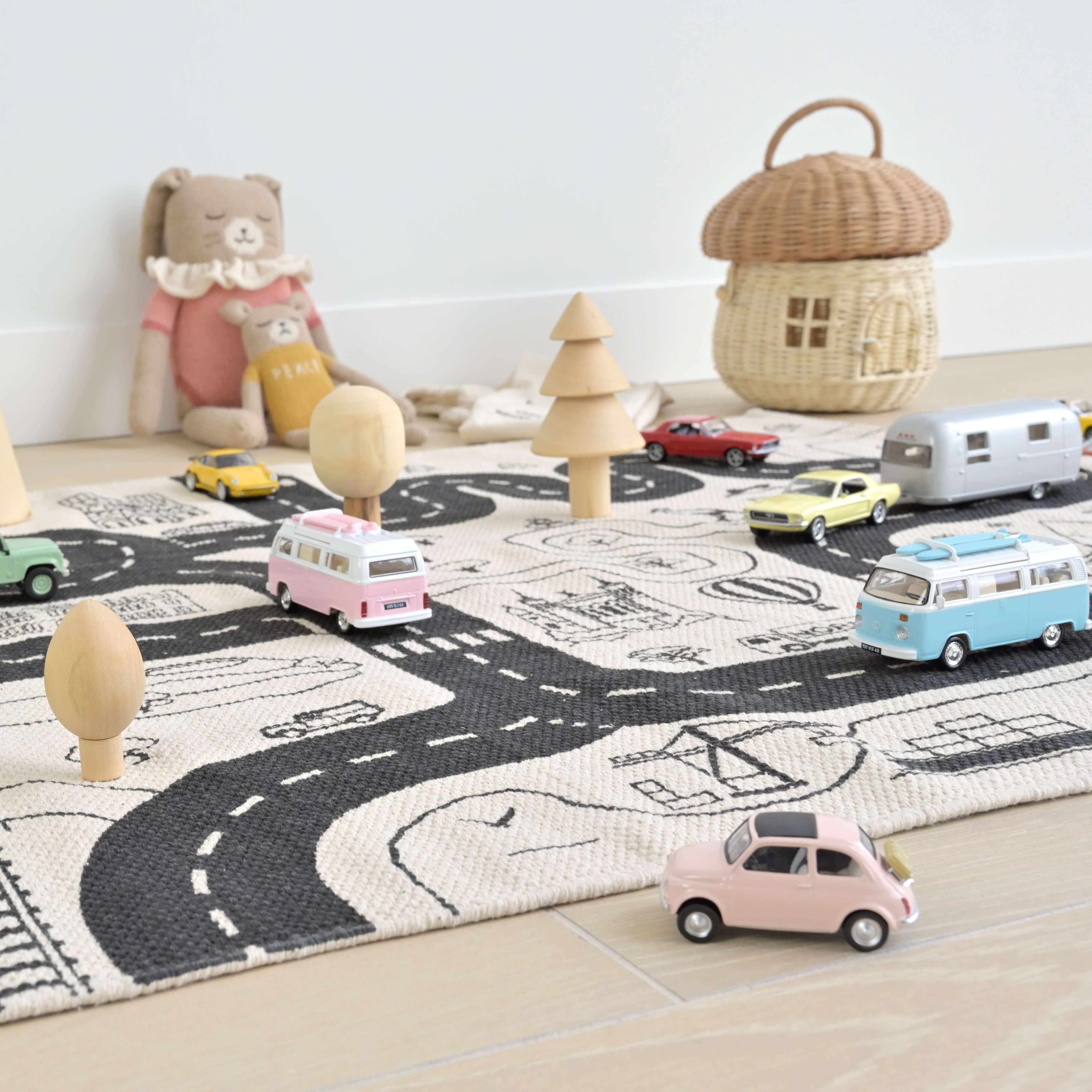 norev-tapis-de-jeu-routes-de-france-tappeto-gioco-100-cotone-per-bimbi image 2