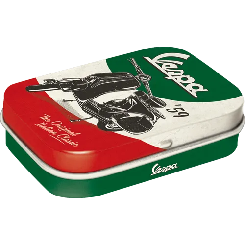 nostalgic-art-vespa-the-italian-classic-pocket-box-porta-pillole-6x4-cm image 1