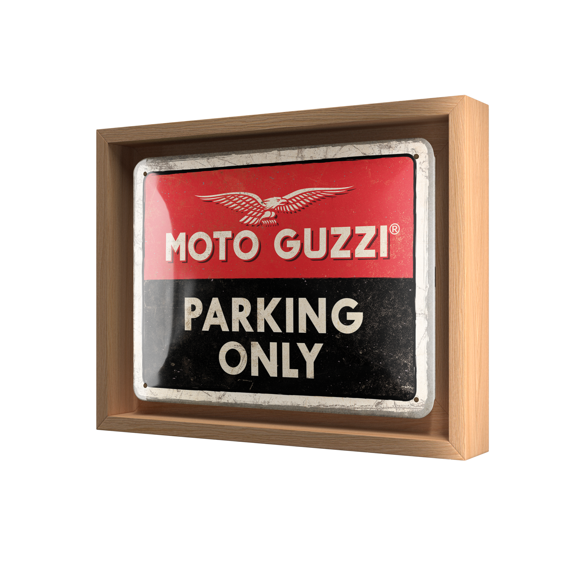 nostalgic-art-moto-guzzi-parking-only-targa-in-metallo-15x20-cm image 4