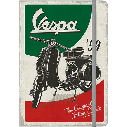 nostalgic-art-vespa-the-italian-classic-taccuino-a5-128-pagine-hardcover image 1