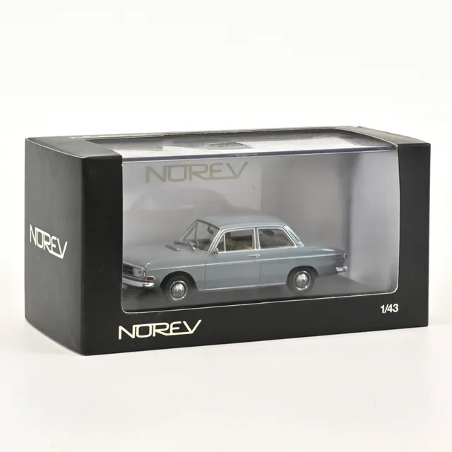 norev-audi-72-1965-bleu-clair-1-43-modellino-auto-d-epoca image 1