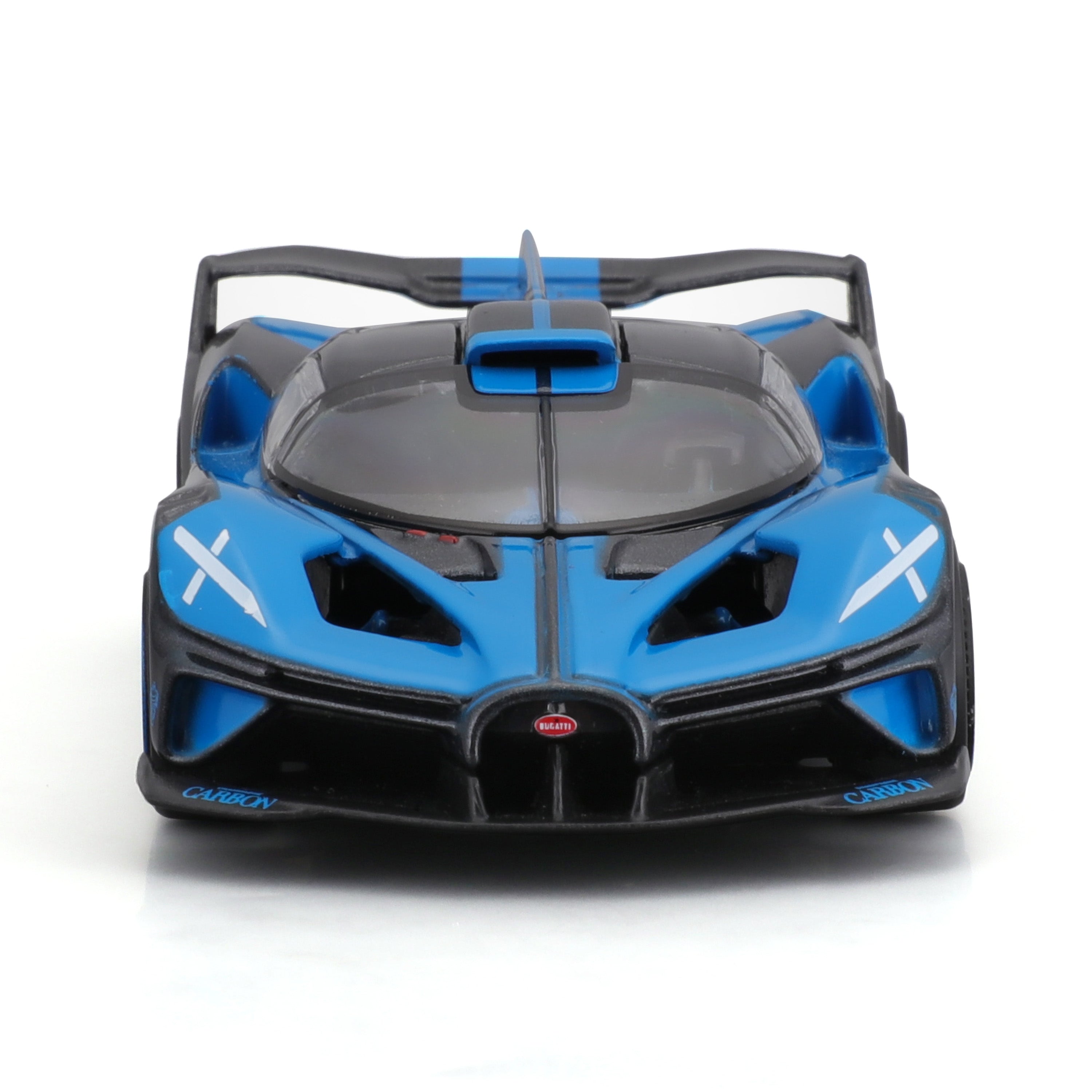 bburago-bugatti-bolide-1-43-blu-nera-con-teca image 3