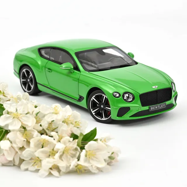 norev-bentley-continental-gt-2018-verde-mela-1-18-modellino-die-cast image 1