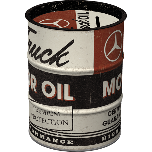 nostalgic-art-daimler-truck-motor-oil-barile-olio-salvadanaio-money-box-600-ml image 2