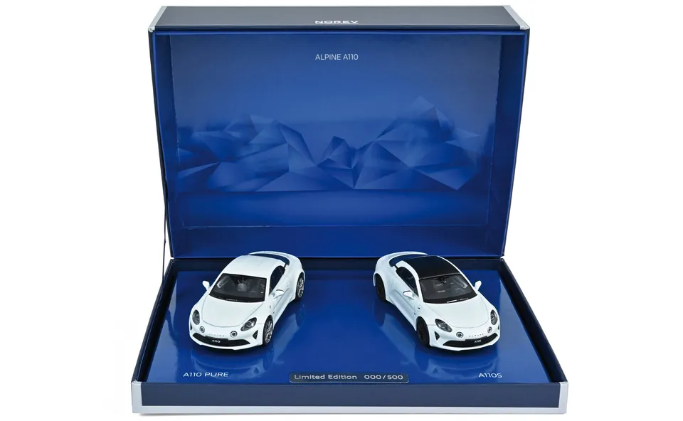 norev-coffret-alpine-a110-pure-e-a110-s-bianche-1-43-2-modelli image 1