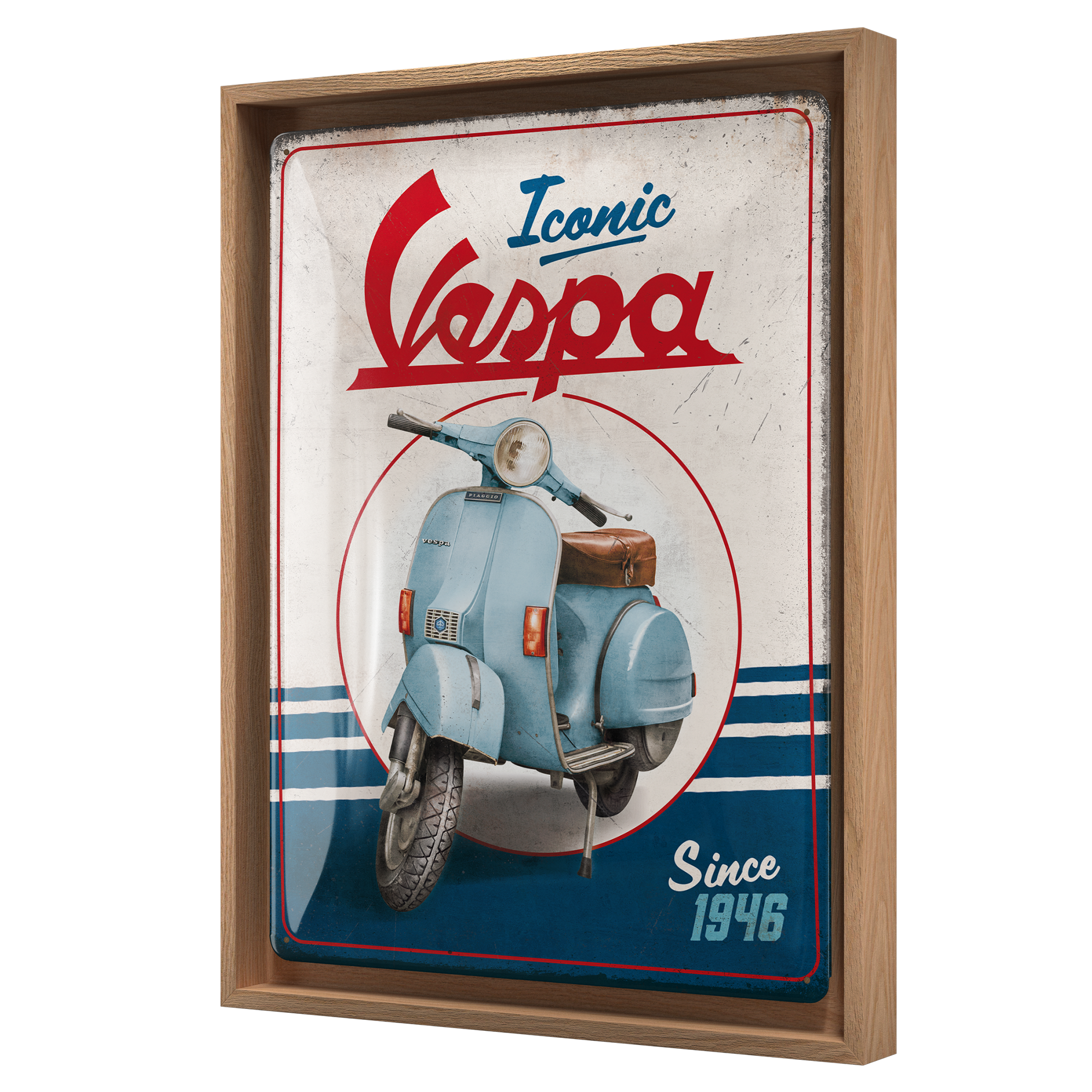 nostalgic-art-vespa-iconic-since-1946-cornice-n-frame-l-33-5x44-cm image 1