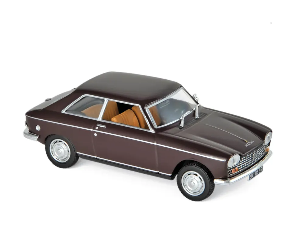norev-peugeot-204-coup-1967-bordeaux-modellino-1-43 image 1
