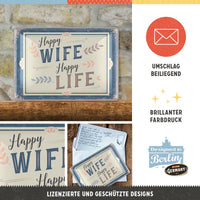 nostalgic-art-happy-wife-happy-life-cartolina-in-metallo-10x14-cm image 3