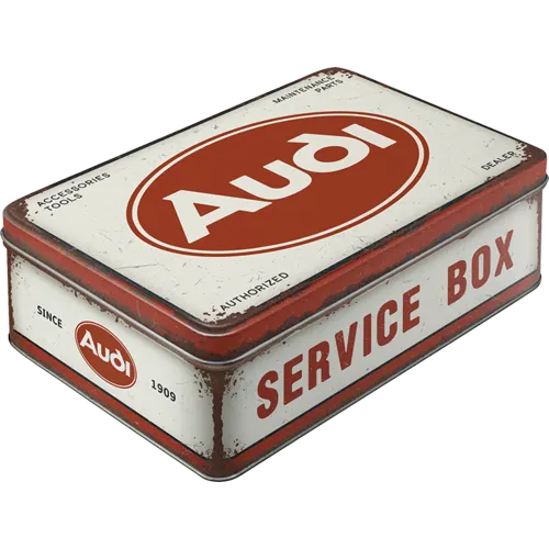 nostalgic-art-audi-service-scatola-in-metallo-2-5-l image 1
