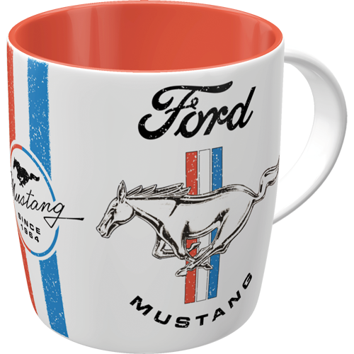 nostalgic-art-ford-mustang-horse-stripes-logo-tazza-in-ceramica-330-ml image 8