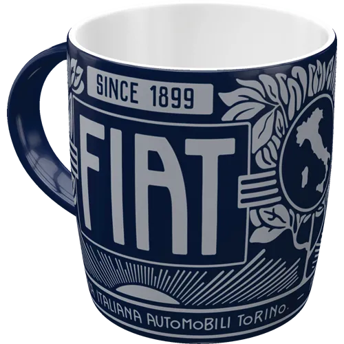 nostalgic-art-fiat-since-1899-logo-blue-tazza-in-ceramica-330-ml image 1