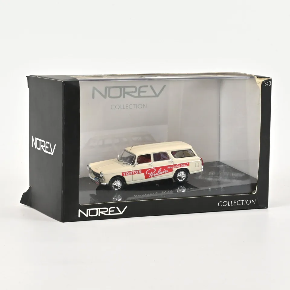 norev-peugeot-404-break-estate-1963-tour-de-france-poulain-1-43 image 1
