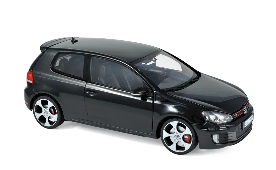 norev-vw-golf-gti-2009-modellino-auto-1-18-nero-2 image 1