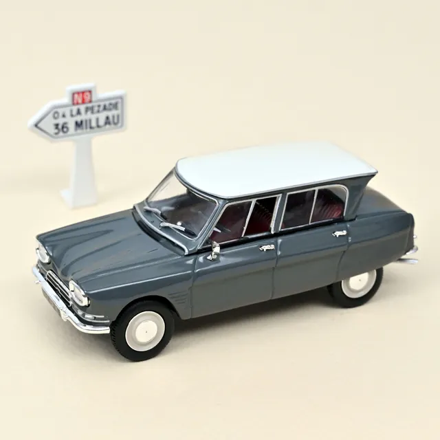 norev-citro-n-ami-6-1967-gris-typhon-1-43-modellino-auto-d-epoca-die-cast image 1