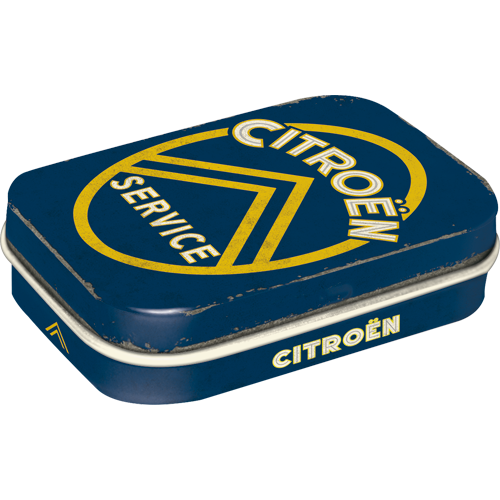 nostalgic-art-citroen-service-scatola-tascabile-in-metallo-con-mentine image 1