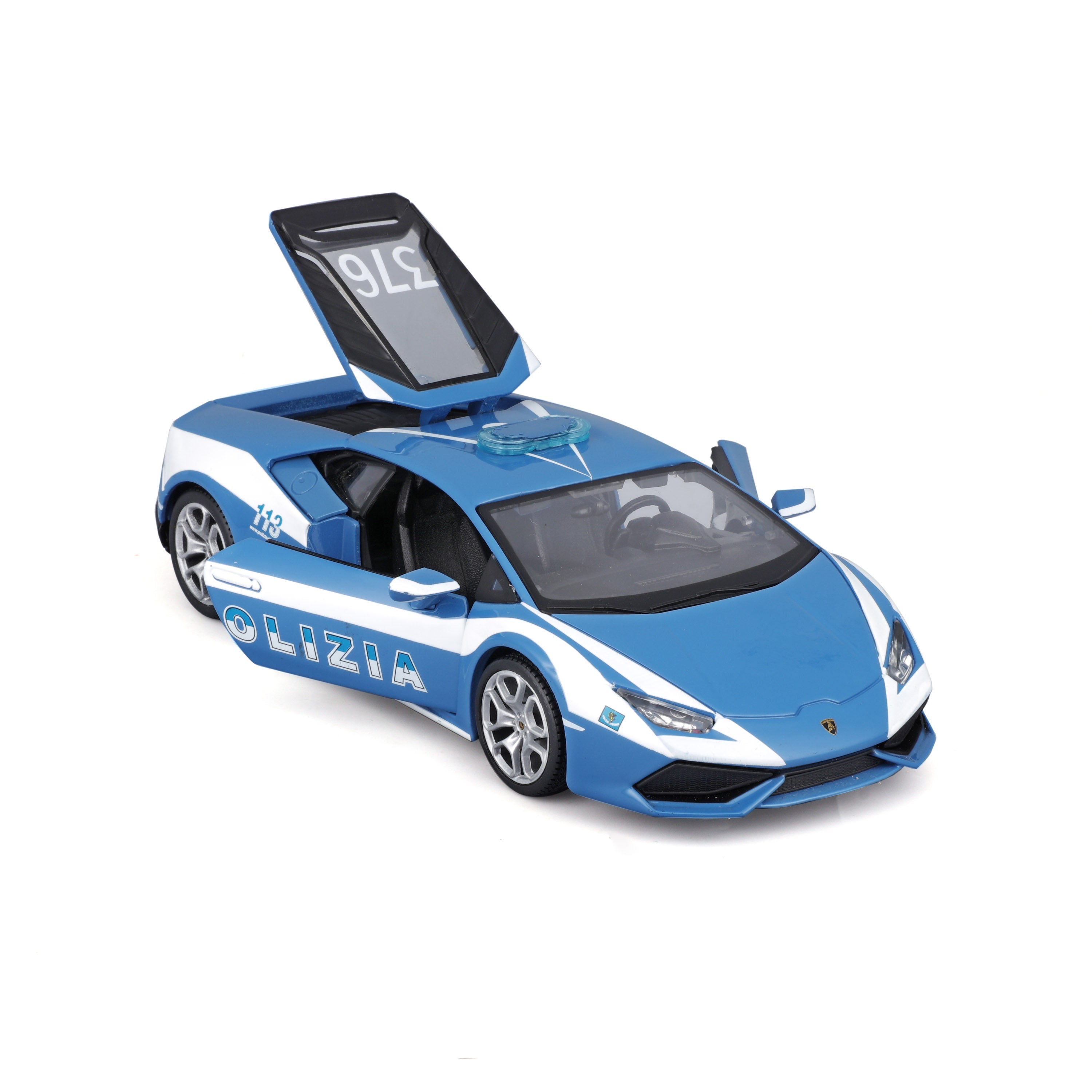 bburago-lamborghini-hurac-n-police-1-24-modellino-diecast image 6