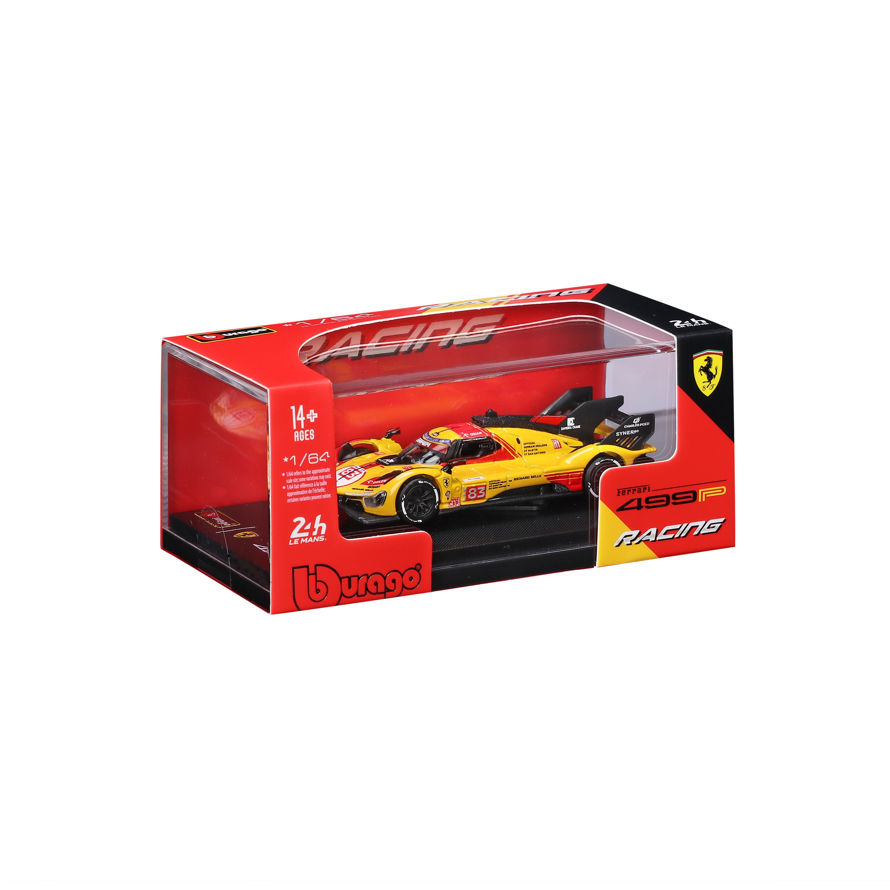 bburago-ferrari-499p-83-2024-con-teca-hypercar-endurance-1-64-die-cast image 2